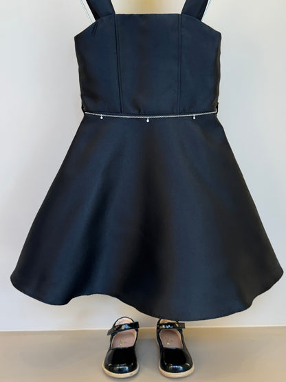 Vestido Infantil Zibeline com Cinto de Corrente - Petit Cherie