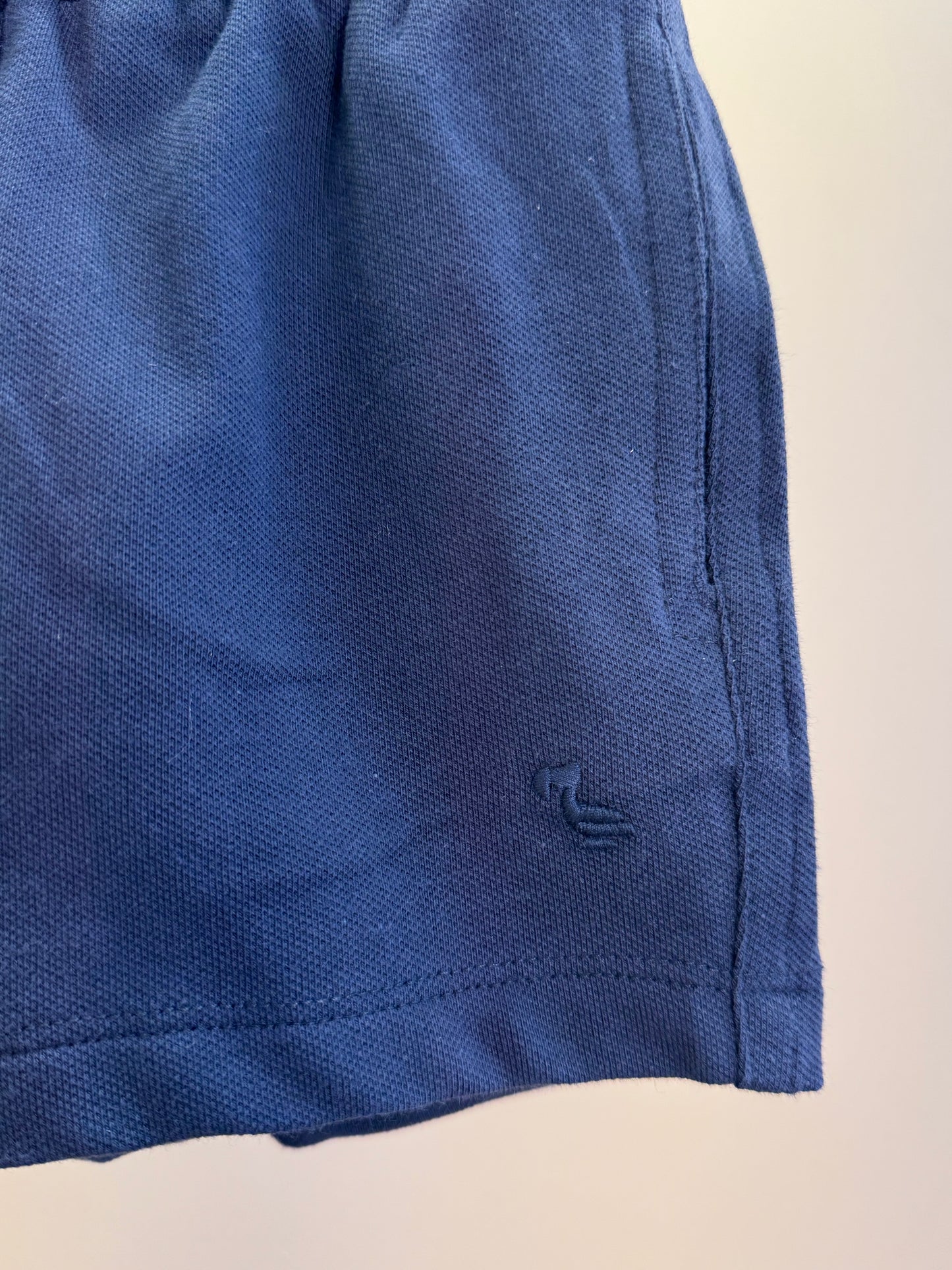 Shorts Infantil Piquet Cordão Marinho - Dudes