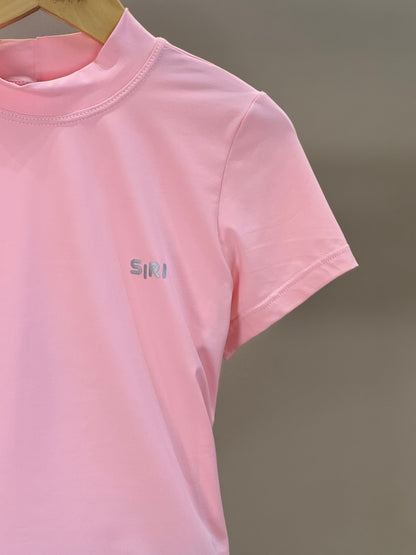 Conjunto Infantil Blusa Malu Hug Ballet Rosa e Calça Bailarina Malu Ballet Cinza - Siri Sport