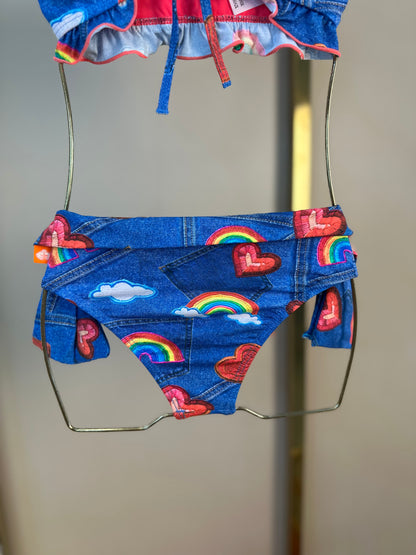 Biquíni Infantil Cropped Luana Siri Lover - Siri