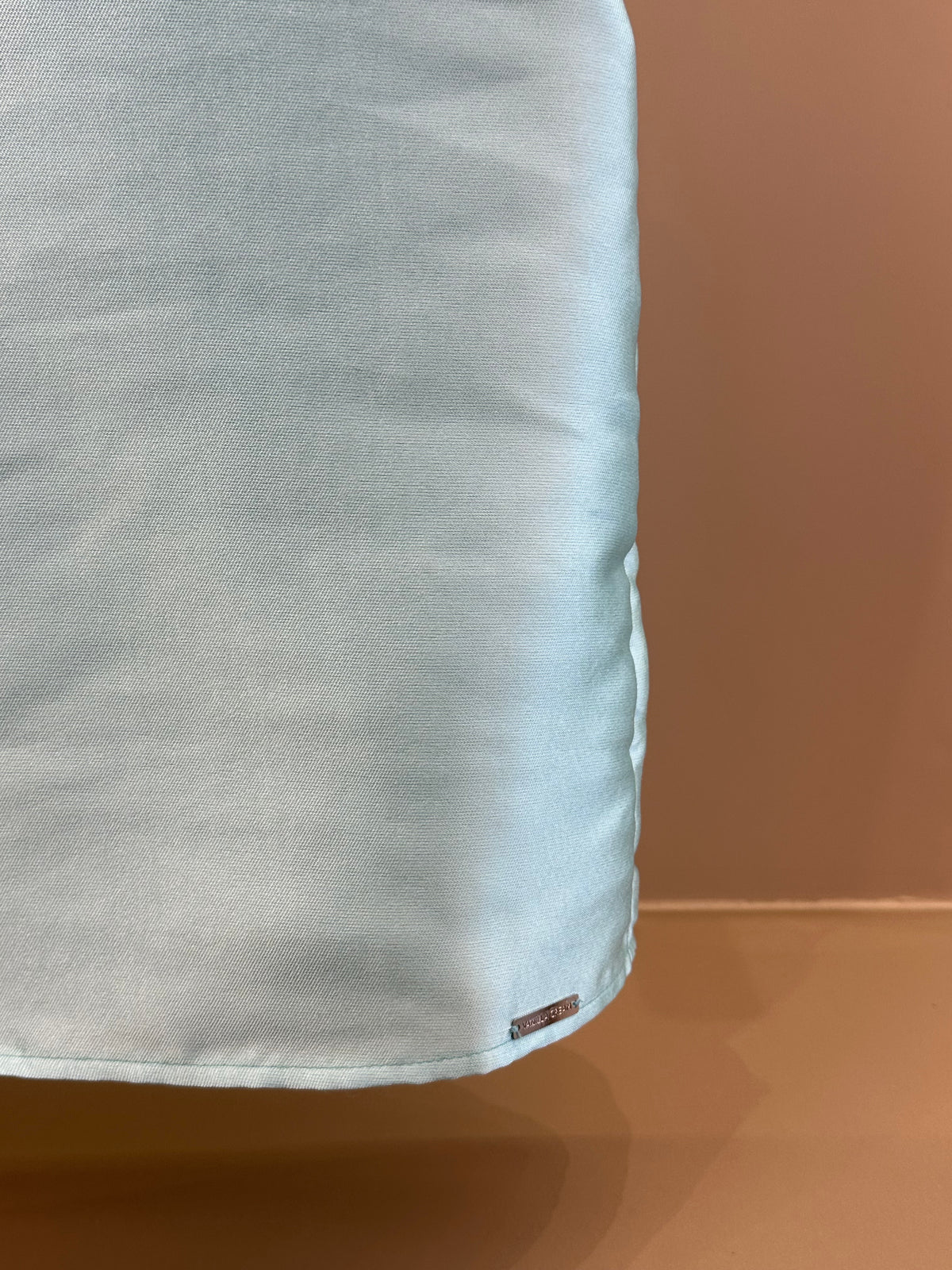 Vestido Teen Acetinado Com Laços Frontais - Vanilla Cream