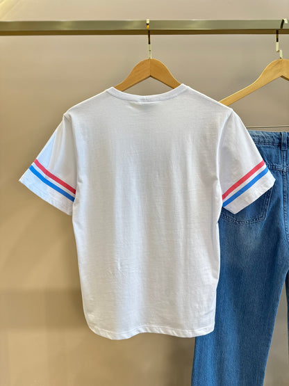 Conjunto Teen Camiseta Oversized e Calça Jeans - Two In