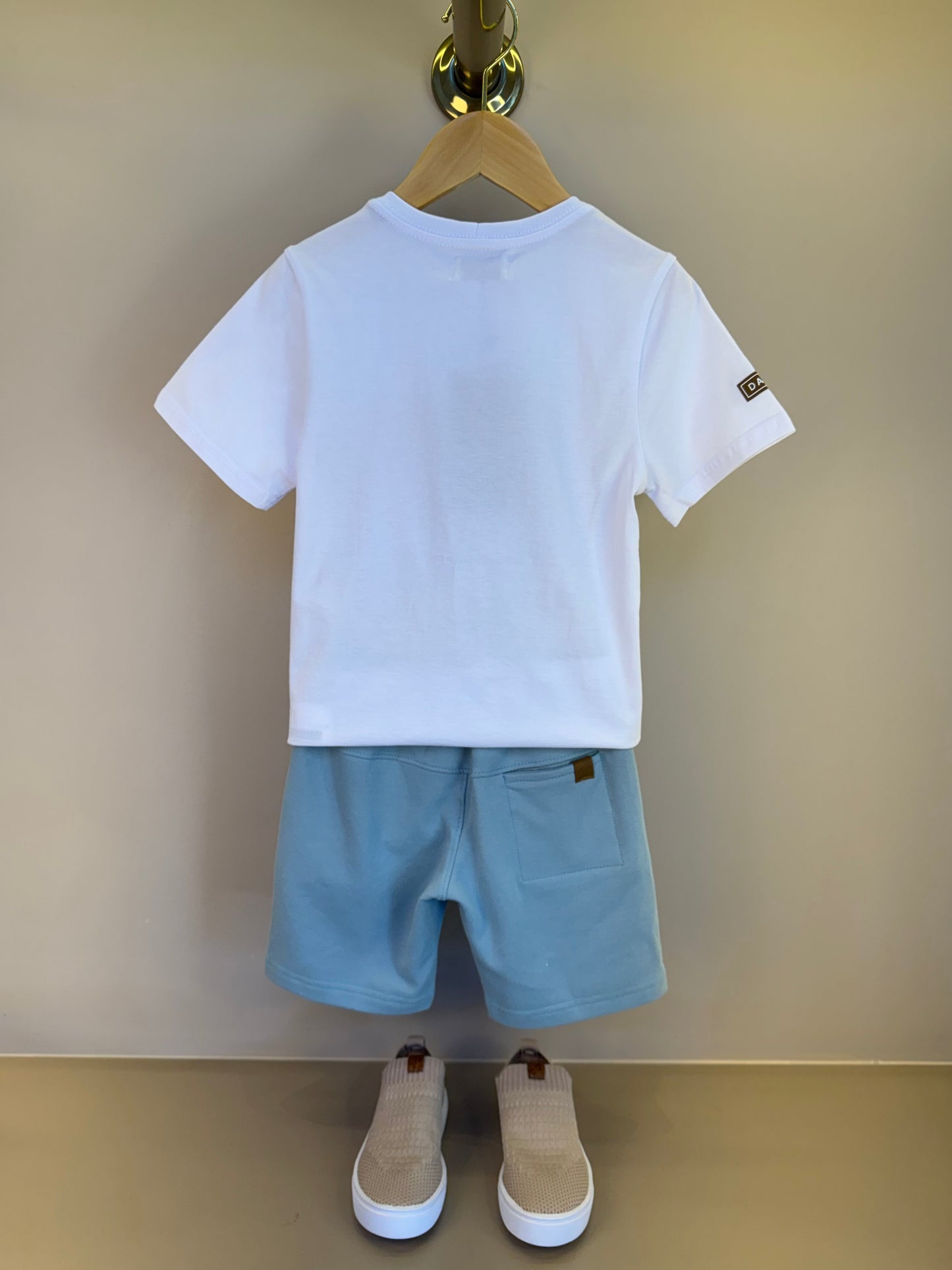 Conjunto Infantil Camiseta Algodão NFL Teddy Torcedores e Bermuda Básica Moletom Algodão Malibu - Dame