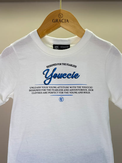 Conjunto Infantil T-Shirt e Bermuda Jeans - Youccie