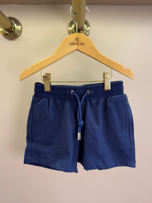 Shorts Infantil Piquet Cordão Marinho - Dudes