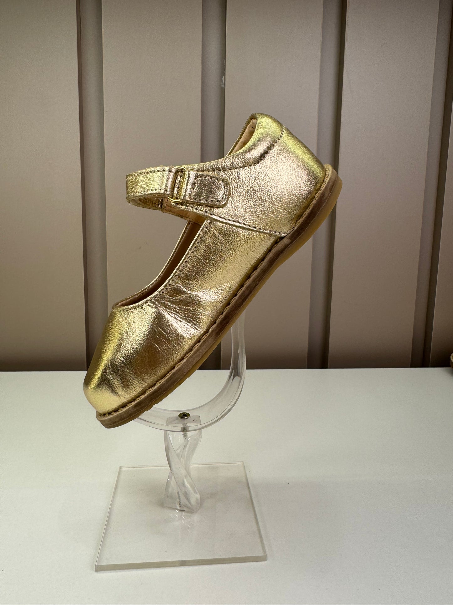 Sapatilha Infantil Mariah Retrô Dourada - Gracia