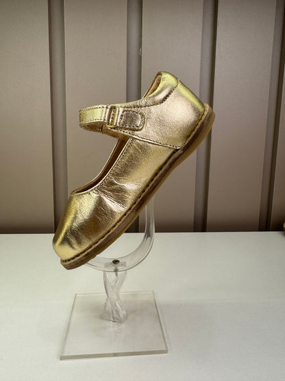 Sapatilha Infantil Mariah Retrô Dourada - Gracia