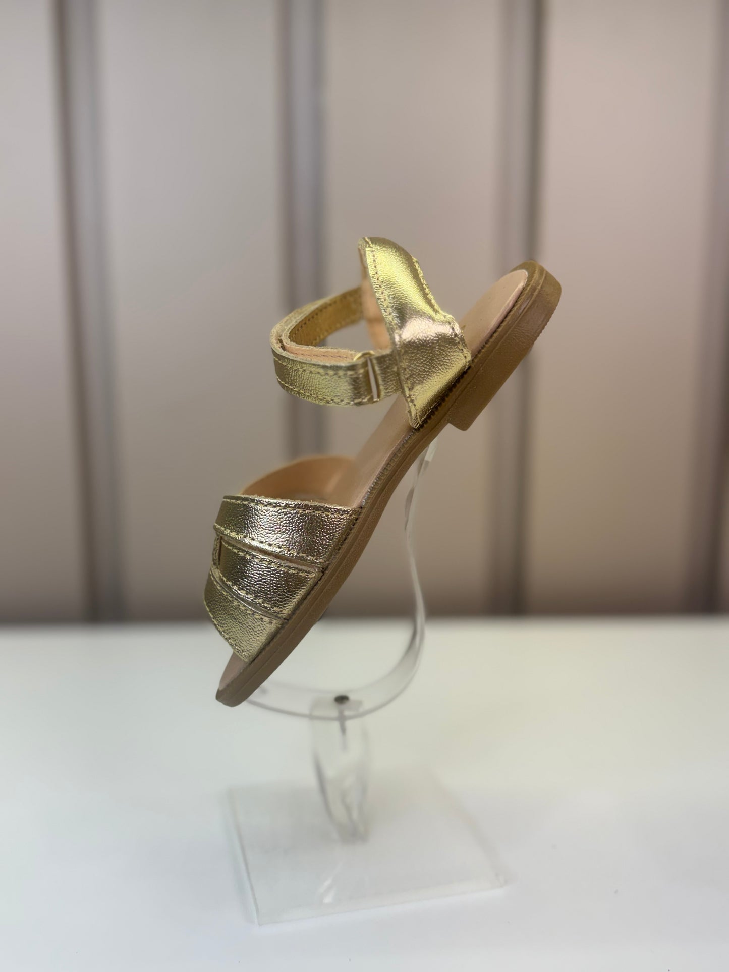 Sandália Infantil Trançada Dourada - Gracia