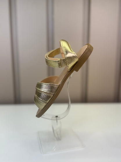 Sandália Infantil Trançada Dourada - Gracia