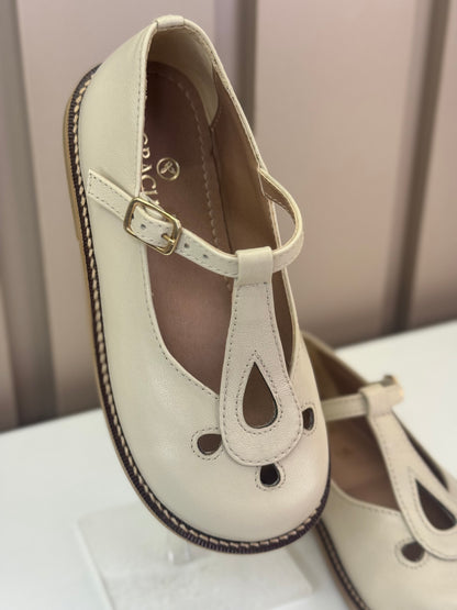 Sapato Infantil Rebeca Off White - Gracia