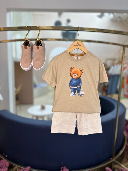 Bermuda Infantil Linho Soft Geogia - Dame