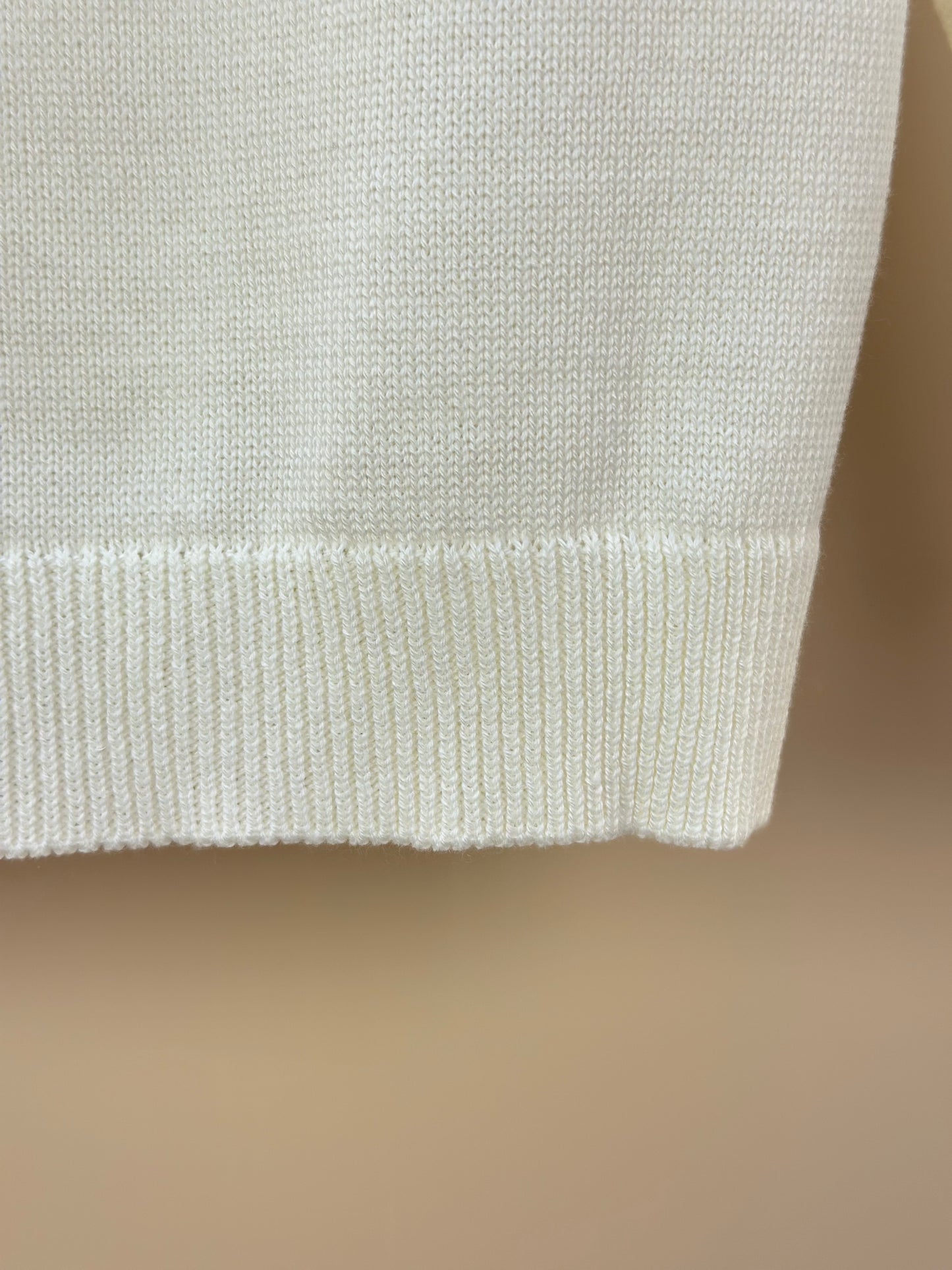 Blusa Infantil Tricot Silhouette Barbie Off White - Pituchinhus