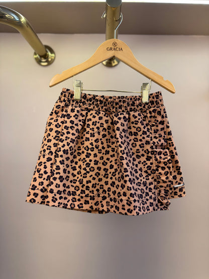 Saia-shorts Infantil Sarja Babadinho Oncinha - Pituchinhus