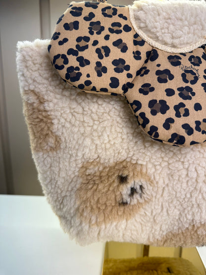 Bolsa Infantil Teddy Ursinhas Detalhes Oncinhas - Pituchinhus