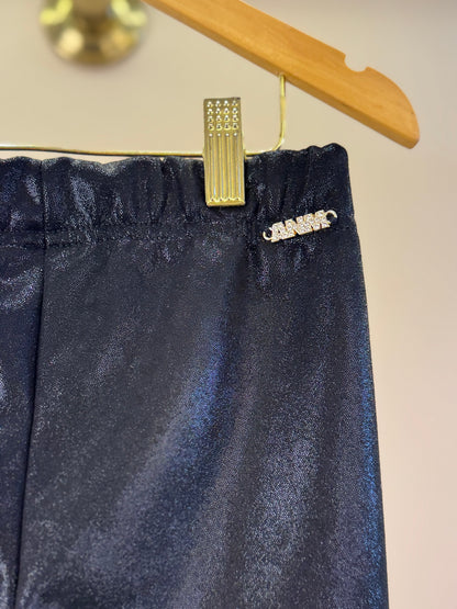 Calça Infantil Montaria com Pezinho Preta - Animê