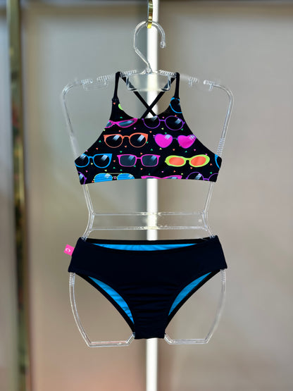 Biquíni Infantil Cropped Tati Óculos - Siri Kids