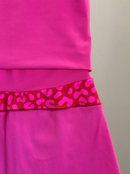 Conjunto Infantil Regata e Saia Carol Oncinha Pink - Siri Sport