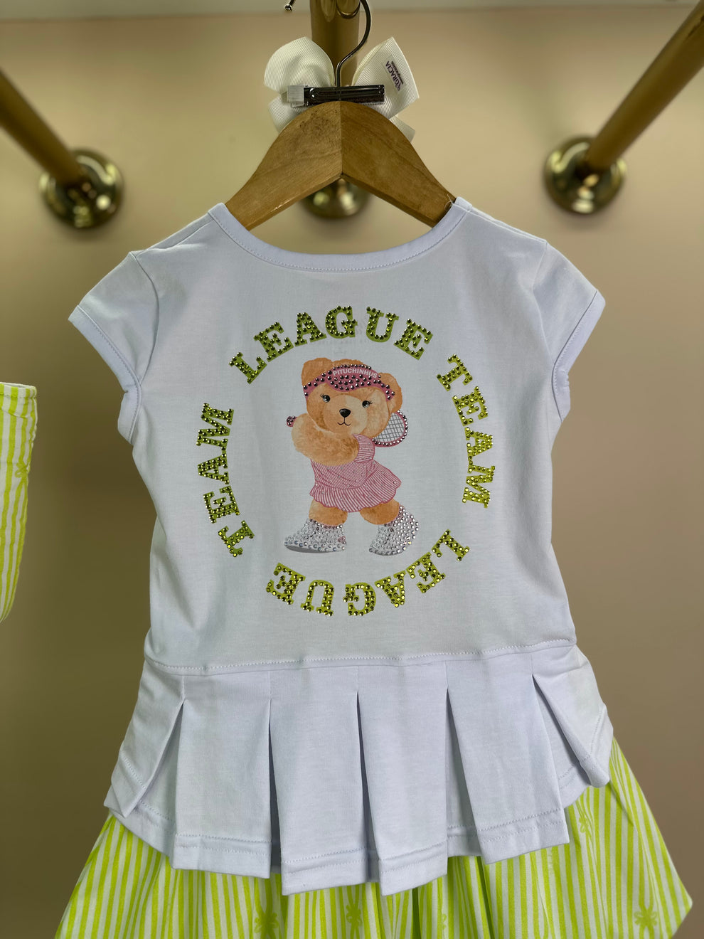Blusa Infantil Cotton Ursinha com Pregas nas Costas - Pituchinhus