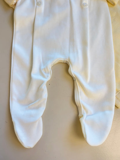 Saída de Maternidade Algodão Girafinha Amarelo - Roana