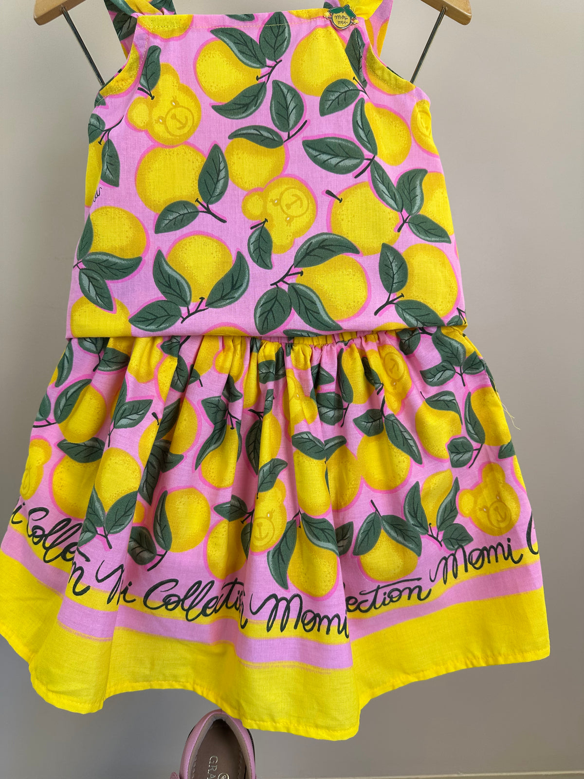 Conjunto Infantil Blusa e Saia Estampa Fruit Bear - Momi