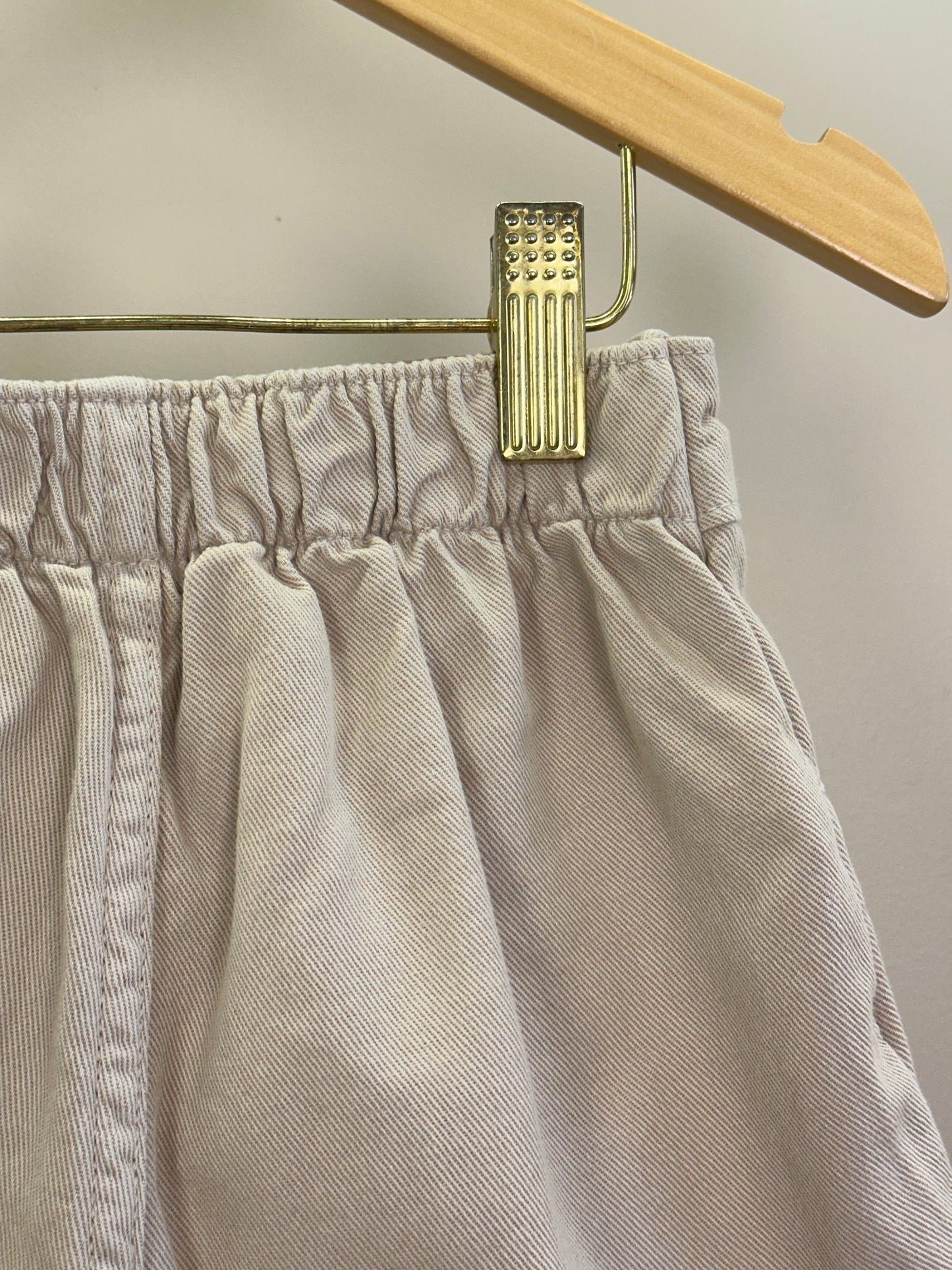 Shorts-Saia Infantil Sarja com Botões - Momi