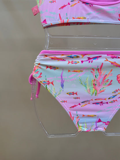 Biquíni Infantil Cropped Antonela Hot  Est Piabinha - Siri Kids