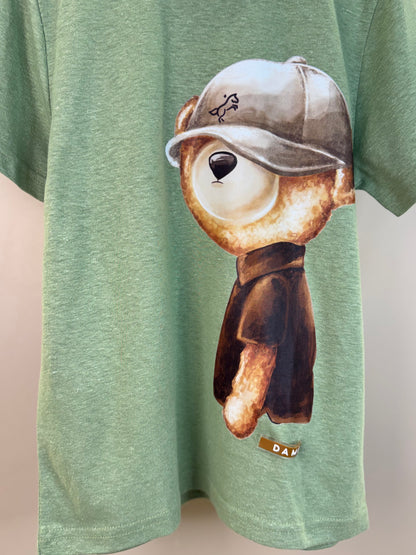 Camiseta Canhamo Urso Óregano - Dame