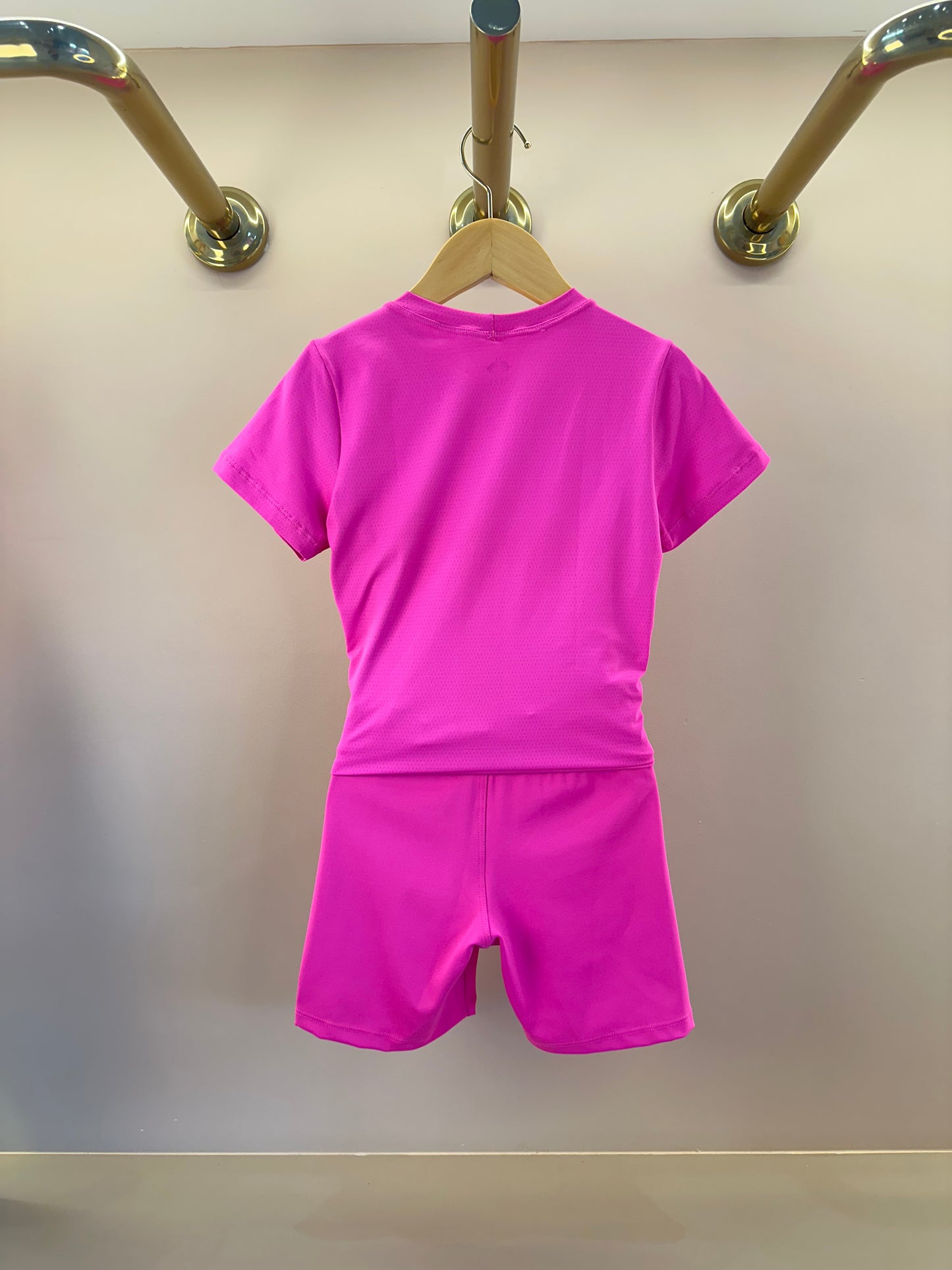 Conjunto Infantil Blusa Lívia Dry e Shorts Basic Six Badminton - Siri Sport