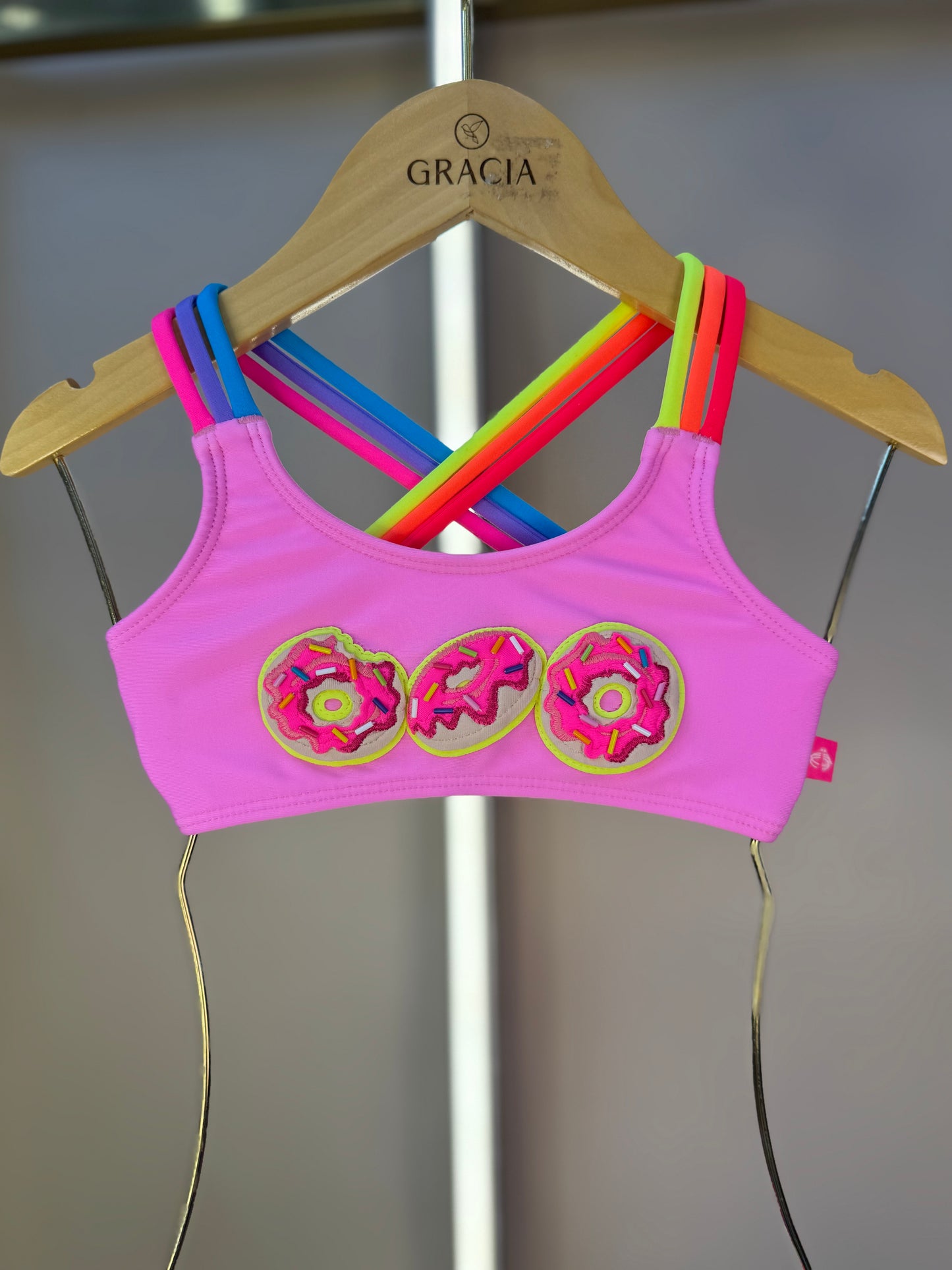 Biquíni Infantil Faixinha Fernanda Donut - Siri Kids