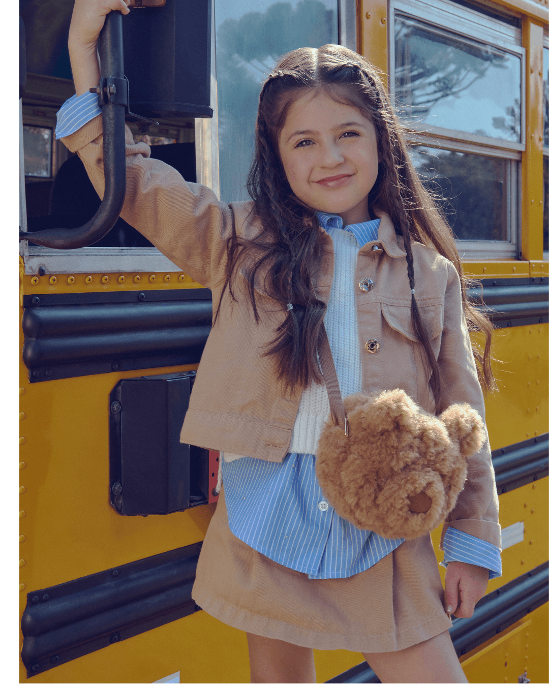 Shorts-saia com Pregas Toffee - Momi - Gracia
