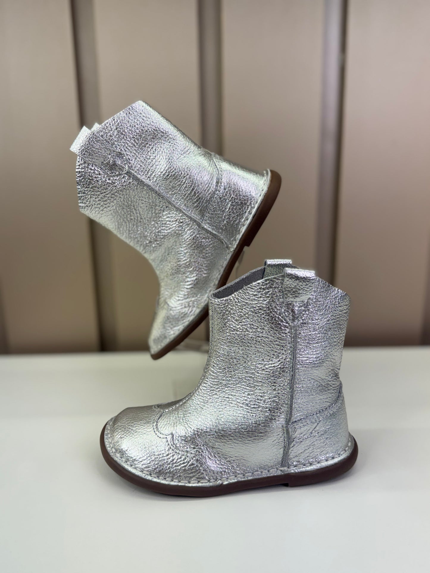 Bota Infantil Cow Argent - Petit Cheval