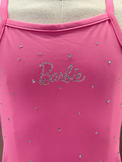 Conjunto Infantil Blusa Light Cristais Barbie e Calça Reta Light Cristais Barbie Rosa Pop Pink - Pituchinhus