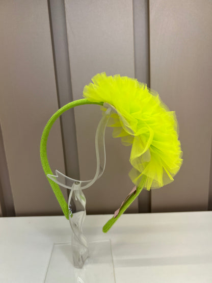 Arquinho Infantil Maxi Flor Tule - Pituchinhus