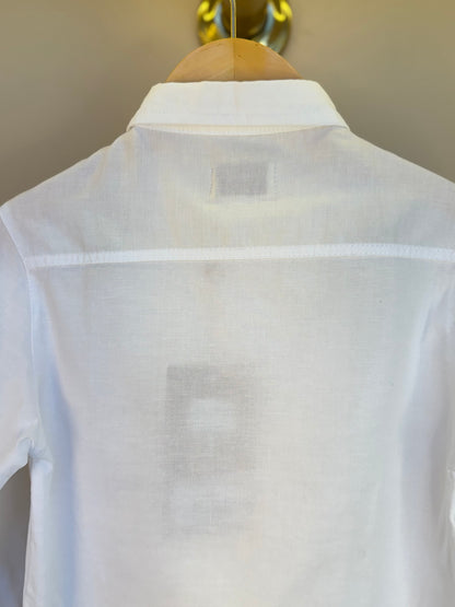 Camisa ML Oxfordine Branca Dame