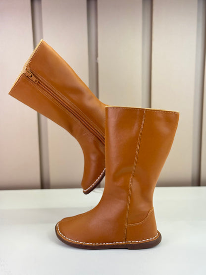 Bota Infantil Couro Pluie Nut - Petit Cheval