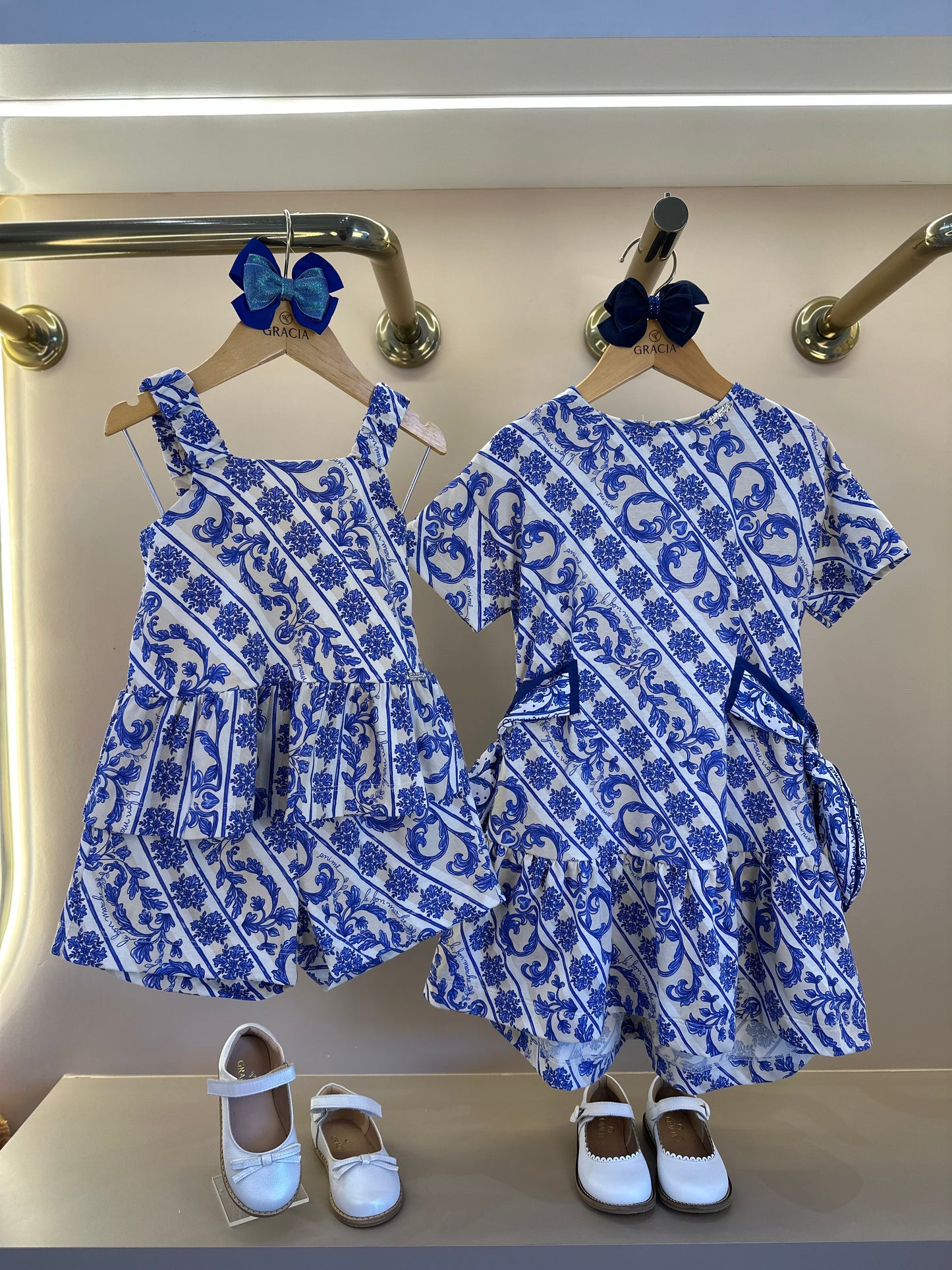 Vestido Infantil Flores DG - Animê