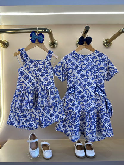 Vestido Infantil Flores DG - Animê