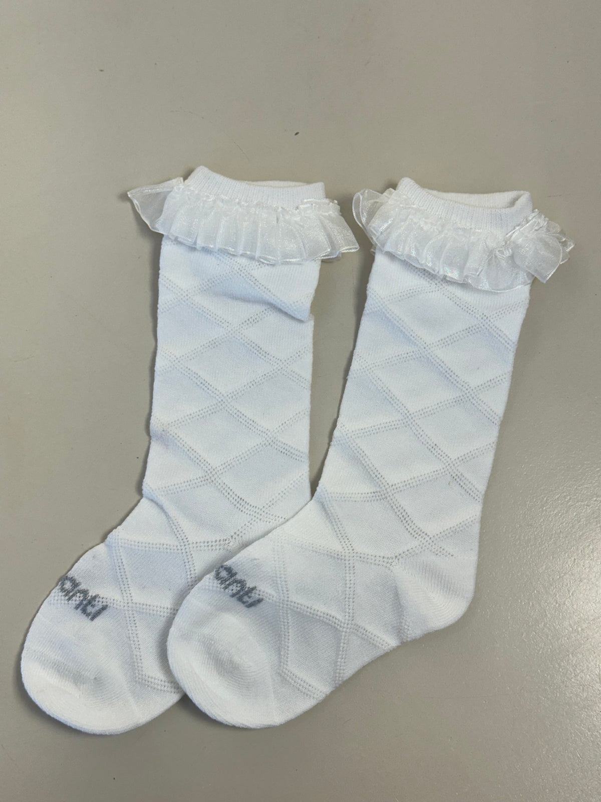 Meia Bebê Clássica 3/4 Off White - Infanti