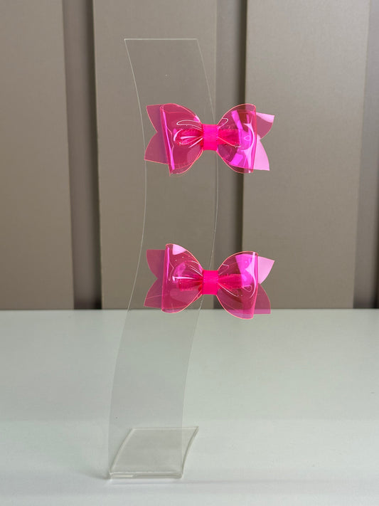 Prendedor Infantil Laís Rosa Neon - Siri Kids
