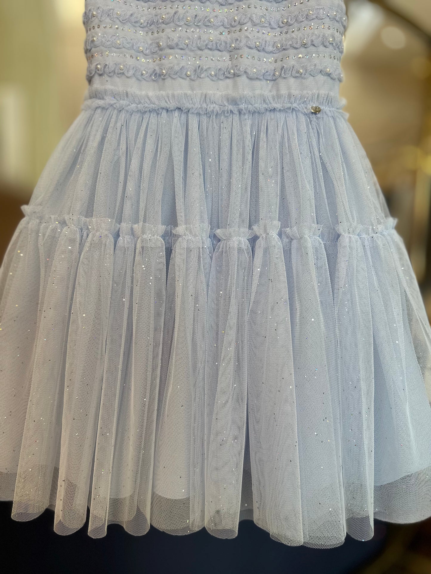 Vestido Infantil de Festa Squad Blue - Petit Cherie