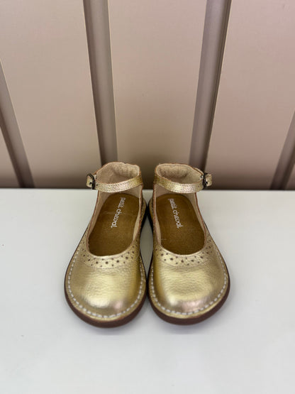 Sapato Infantil Patinete Doré - Petit Cheval