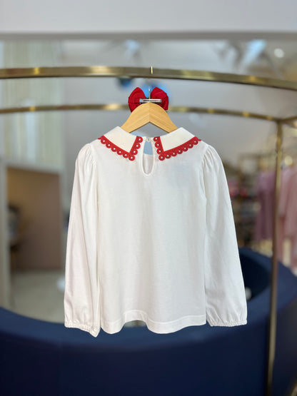 Camisa Infantil de Algodão com Gola LOVE - Beabá