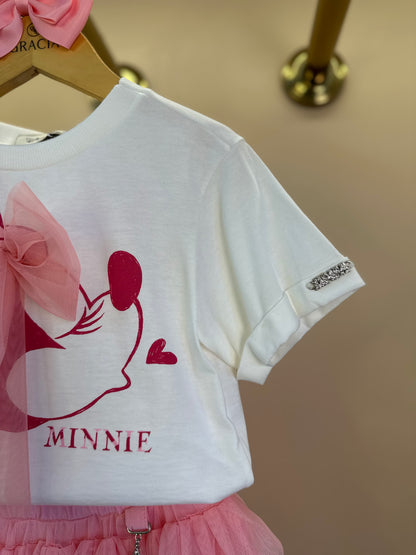 T-shirt Infantil Mickey e Minnie - Animê