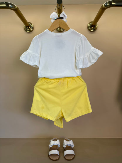 Conjunto Infantil Blusa e Shorts Petit Sunny - Momi