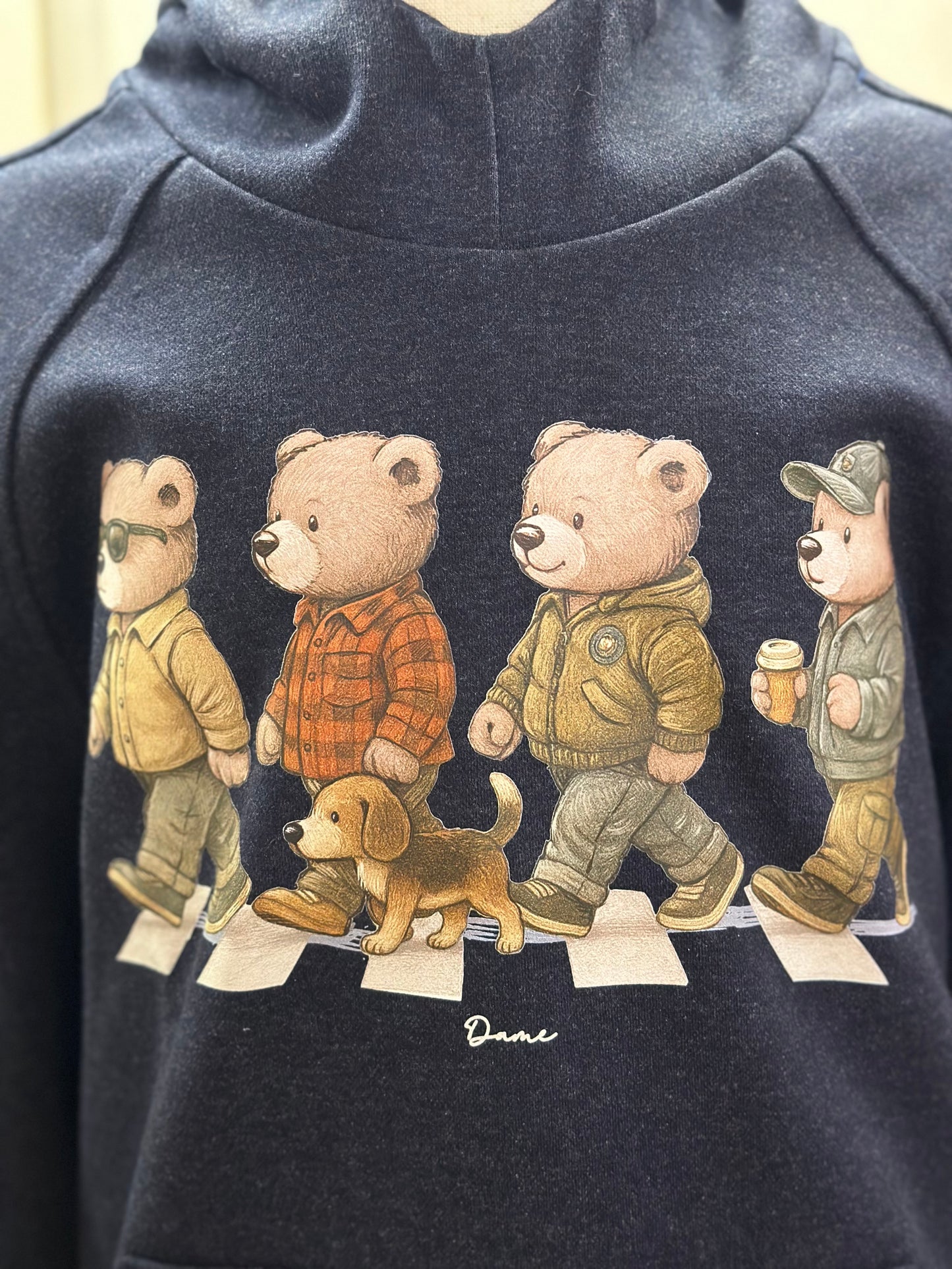 Conjunto Infantil Blusa e Calça Ponto Roma Teddy Beatles Profundo - Dame