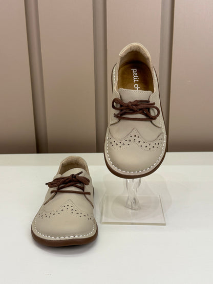 Sapato Infantil Couro Pique-Nique Areia - Petit Cheval