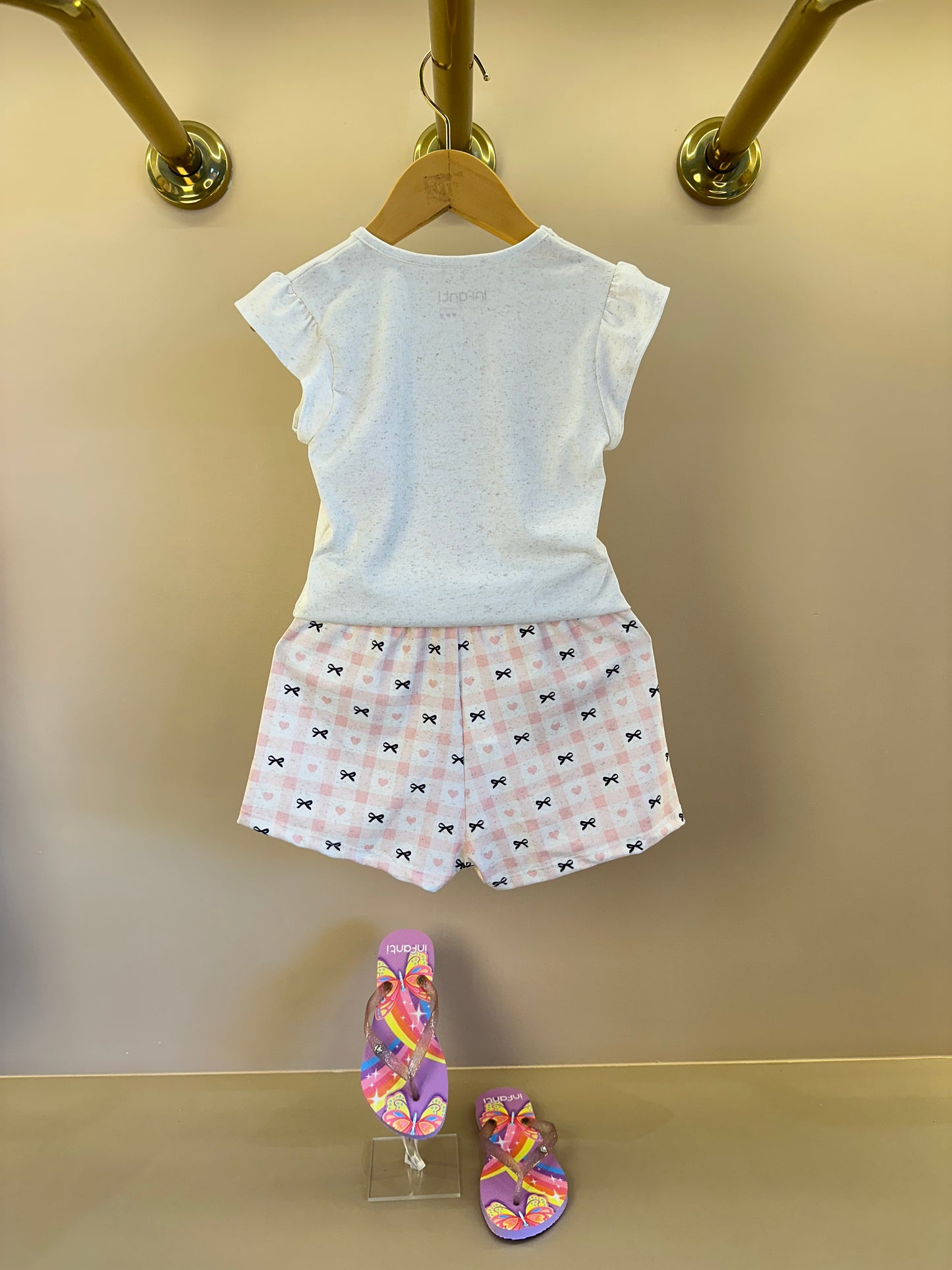 Pijama Infantil Blusa York Dream e Shorts Lacinhos - Infanti