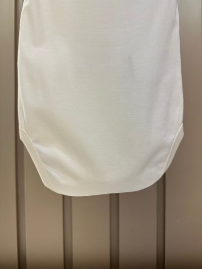 Body Bebê Algodão Pima Off White - Dame