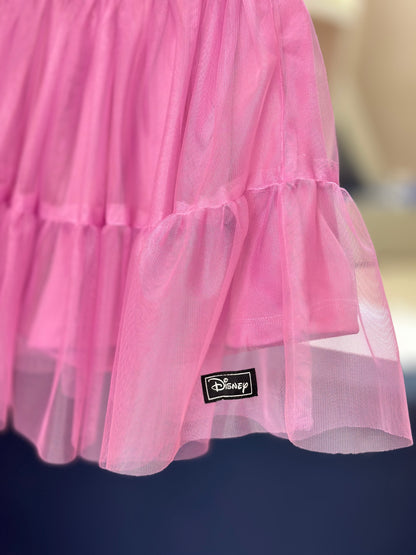 Conjunto Infantil Princesa Rapunzel Blusa e Saia de Tule - Momi