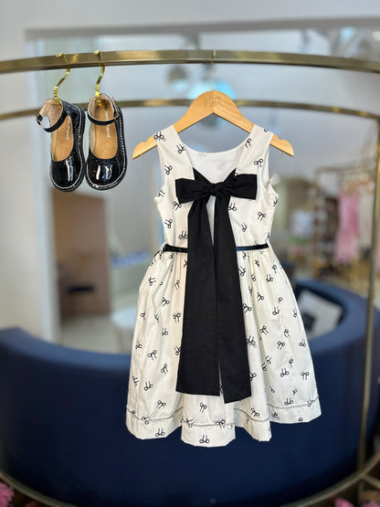 Vestido Infantil Maxi Laço Costas Lacinhos - Pituchinhus